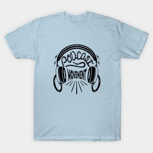 Headphones Logo Dark T-Shirt